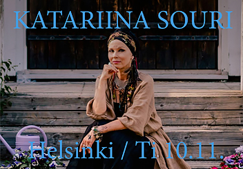 Toivon ja tulevaisuuden illat / Katariina Souri 10.11.2026