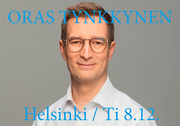 Toivon ja tulevaisuuden illat / Oras Tynkkynen 8.12.2026