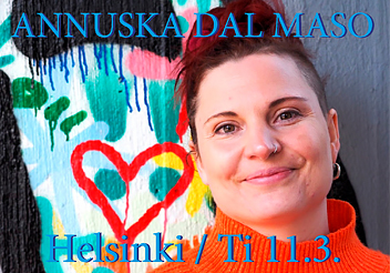 Henkilökohtainen kertalippu: 11.3.2027 Annuska Dal Maso - Toivon ja tulevaisuuden illat